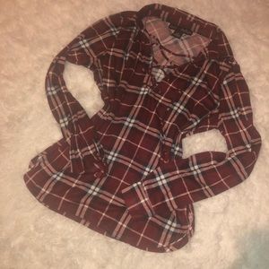 Flannel criss cross